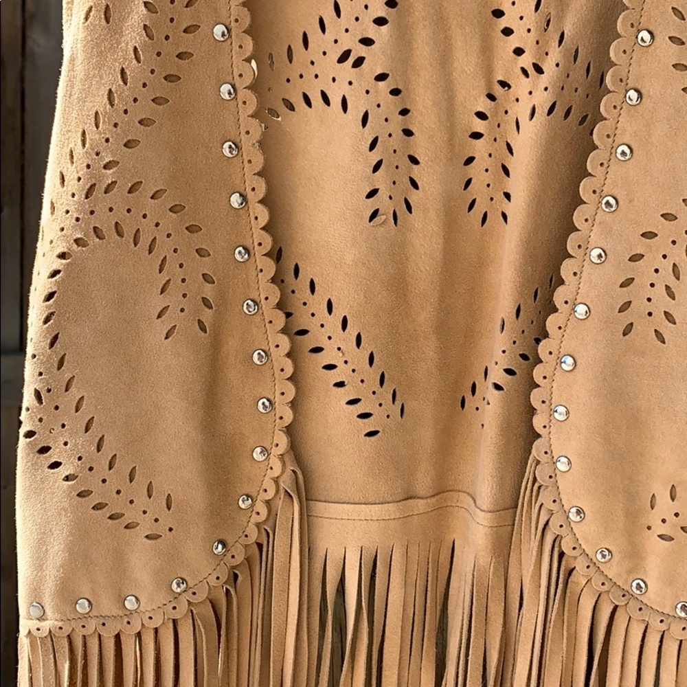 Suede vest
